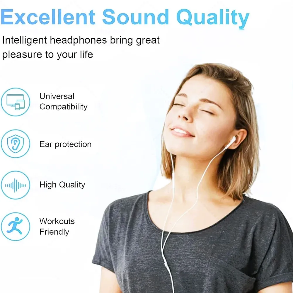 Premium USB-C Wired Earphones with High-Quality Sound