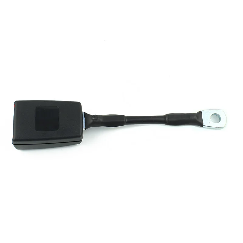 Long Stalk L=225mm Black Color 21.5mm Tongue Plastic Car Seat Belt Buckle (FED017-225)
