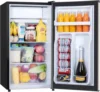 Refrigerator with Freezer, 3.2 Cu.Ft, Mini Fridge with Freezer, 7 Settings Temperature Adjustable, Single Door, Compact Refriger 1