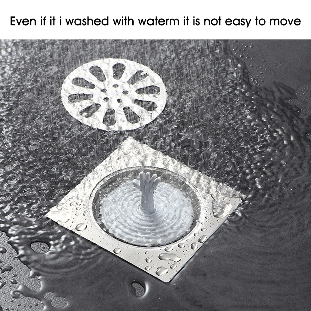 Silicone Bathtub Stopper Leakageproof Drain Cover Sink Hair Stopper Tub Flat Plug Bathroom Accessories