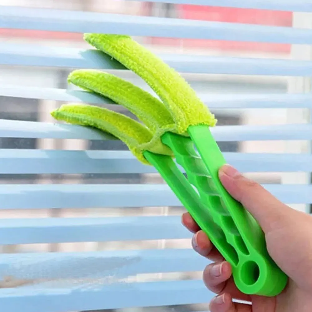 편리한 극세사 베네시안 블라인드 청소 브러시, 창문 에어컨 먼지털이, 자동차 에어컨 벤트 청소 브러시 