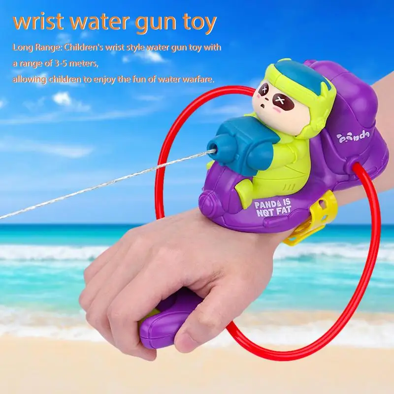 Squirt Watergun Toys Cinturino Da Polso Giocattoli Per L'Acqua All'Aperto Interattivo Squirt Water Blasting Toy Piccoli Giocattoli Manuali Per Piscina