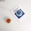 Colored Glass Storage Jar with Lid Dressing Table Desktop Storage Jars Ring Jewelry Box Round Cosmetic Jar Candy Pots Aroma Can 4