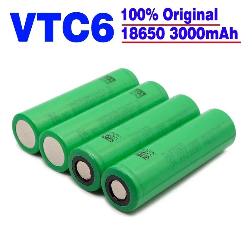 VTC6 3,7 в 3000 мАч литий-ионный аккумулятор 18650 для Sony US18650VTC6 30A Spielzeug taschenлампа werkzeuge 1 заказ