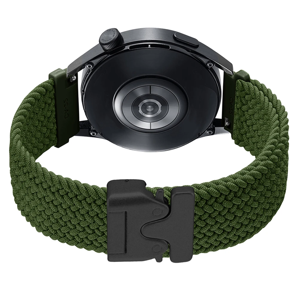 22mm Nylon Braided Replacement Wristband Strap