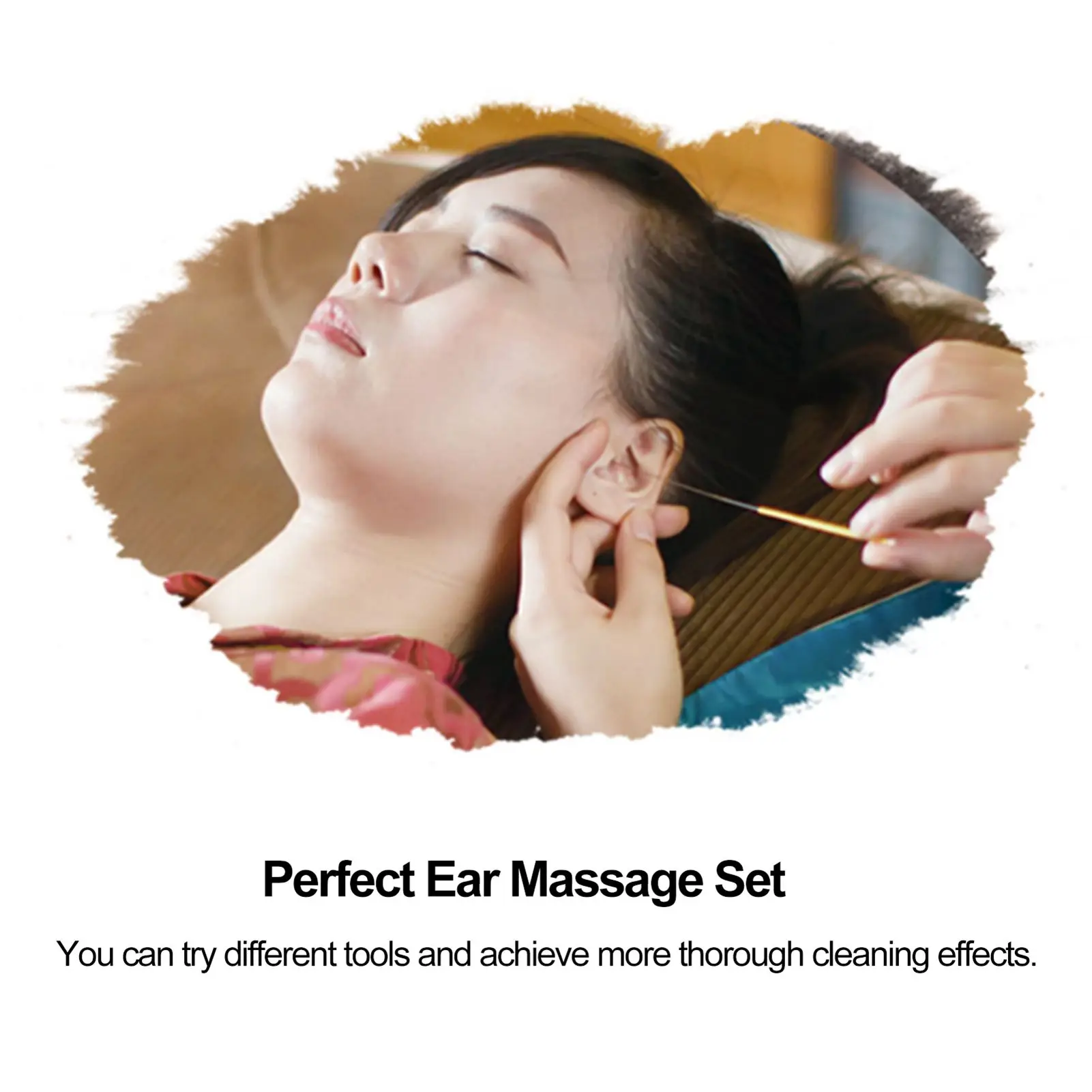 10pcs Ear picking Tool Set Goose Feather Stick EarPicking Massage Ear Canal Cleaning EarPicking Tool Ear Picking Spoon EarCare