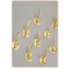 Brass Hook Creative Nordic Clothes Hook Door Wardrobe Shoe Cabinet Single Hanging Clothes Hook Wall Hanging 2