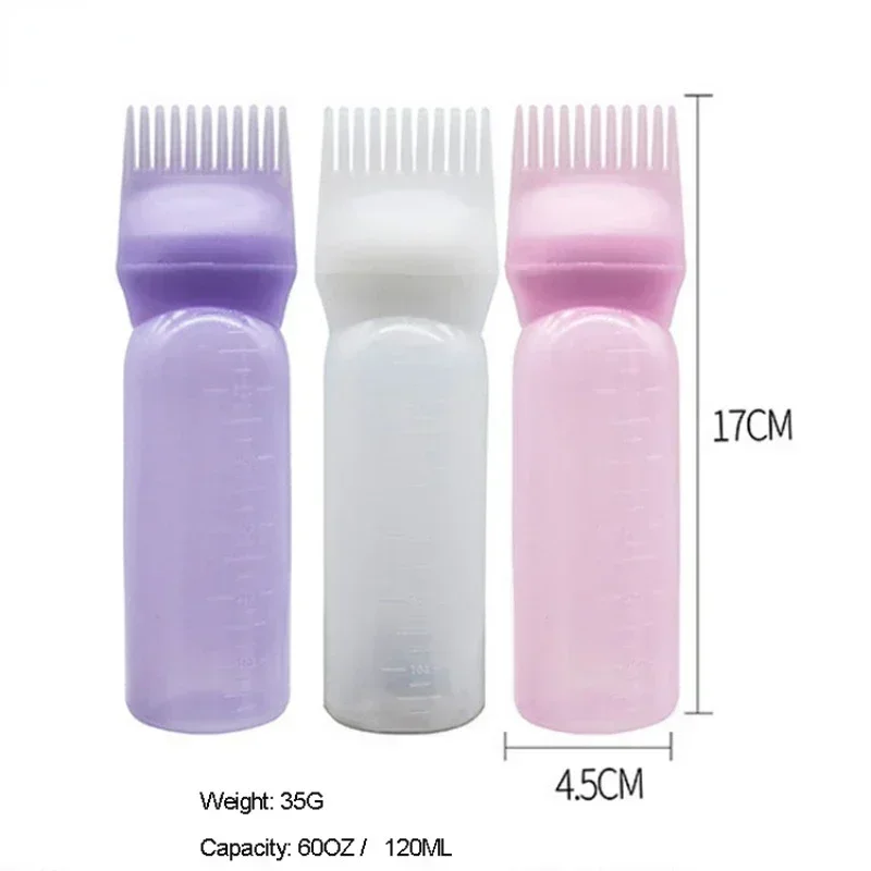 Hair Dye Applicator Brush Bottles 4 Colors-hair dye applicator bottle,hair dyeing bottle,hair dye bottle