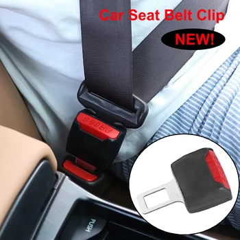 1/2PCS Clip per cintura di sicurezza per auto Spina di estensione Sedile di sicurezza Blocco fibbia Clip per cintura di sicurezza Convertitore di estensione Accessori per seggiolino auto per bambini