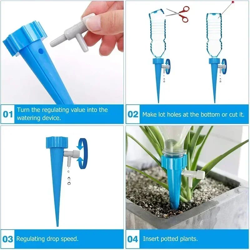 Automatic Watering Drip for Plants Self Watering Kits Waterers DripIrrigation Indoor Plant Water Device Gardening WatererGadgets - 4