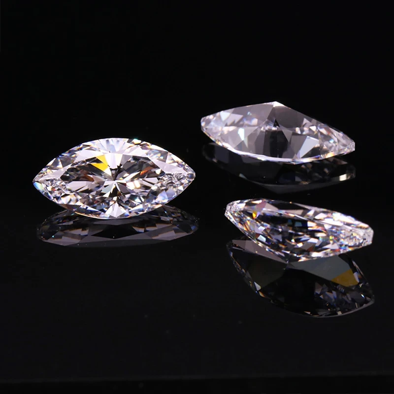 Top Quality 0.05-5ct Rare Marquise Cut Moissanite Loose Stone D Color VVS1 Super White Certified Marquise Moissanite Diamond