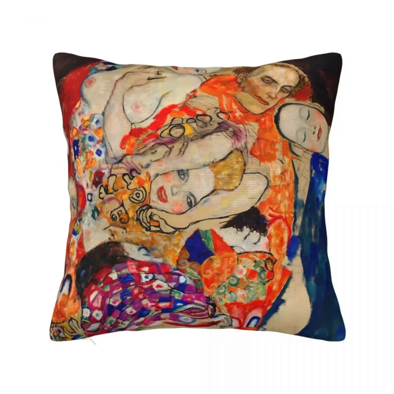

Pillow Cover Gustav Klimt Art Pattern Cushion Cover The Bride Fashion Pillow Case For Sofa Home Decorative Pillowcases