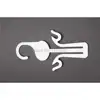 10pcs Plastic Slippers Hanger, Flip Flop Sandals Loafer Hanging Hooks, Multifunctional Flip-flops Shoe Display Rack Holder 5