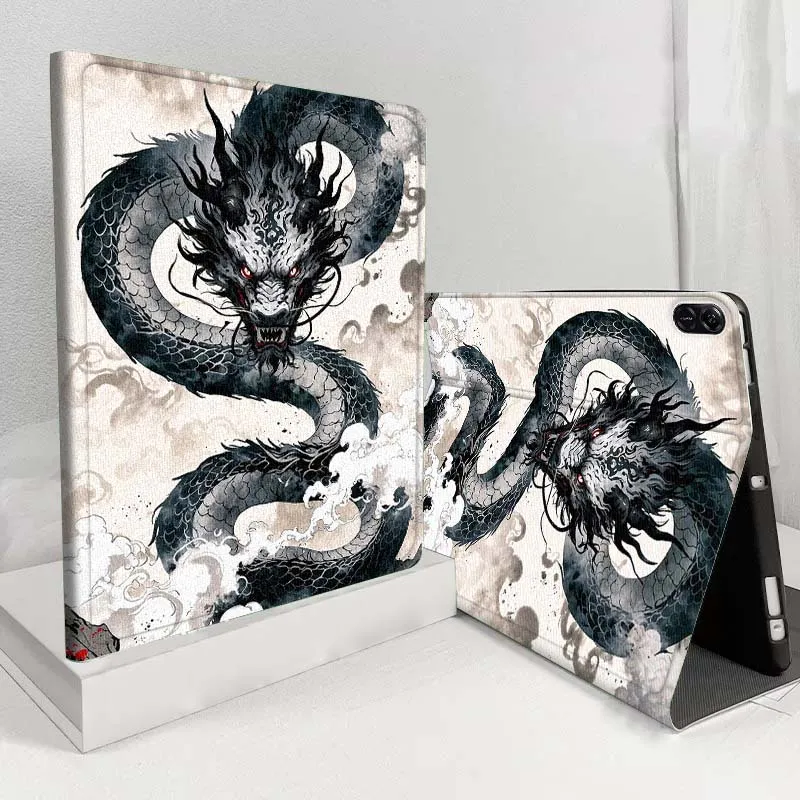 Stylish Anime Dragon Tablet Case - Fashionable Protective Cover