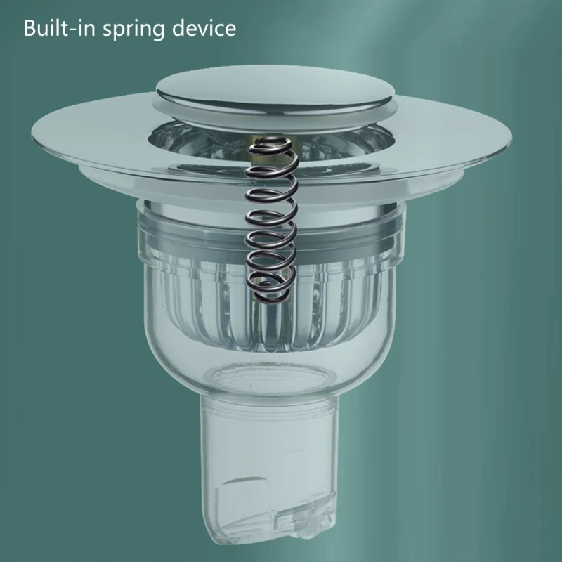 Bathtub Drain Stopper Bathroom Shower Sink Drain Plug Push-type Bounce Cores