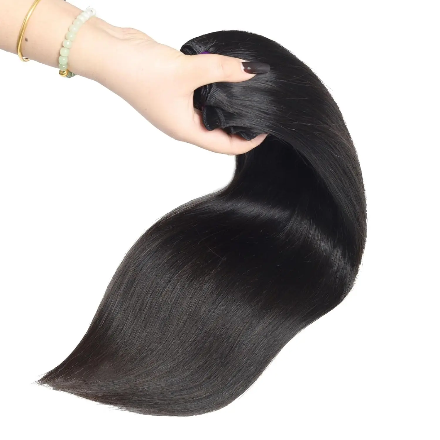 15A Double tirage vierge paquets cheveux humains cru vietnamien cheveux paquets cheveux humains paquets droits non transformés Extensions de cheveux