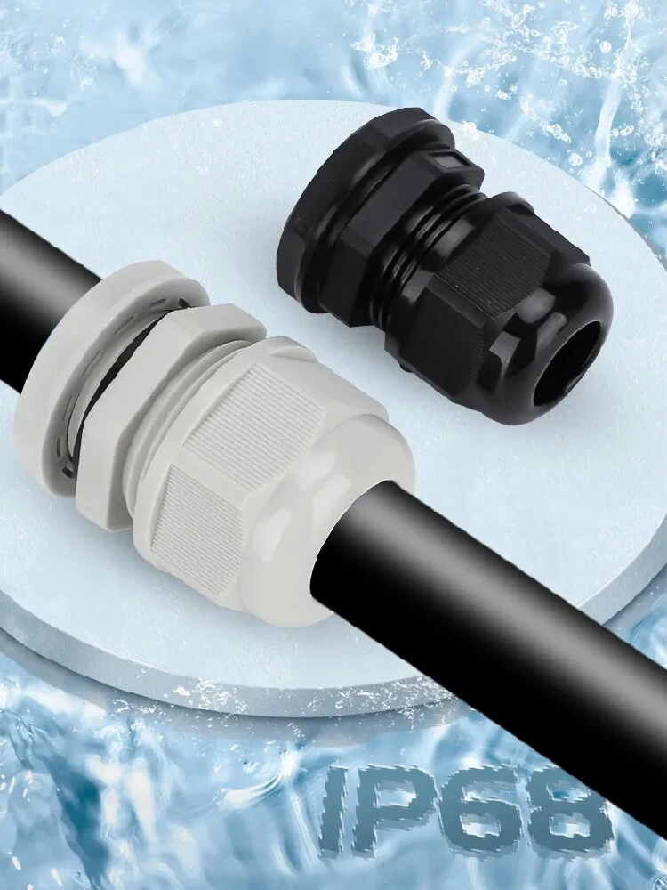 Description Picture 3 of itemWaterproof Cable Gland Cable Entry IP68 PG7 for 3-6.5mm PG19 PG11 PG21 Black Nylon Plastic Connector Nylon Sealing Glands