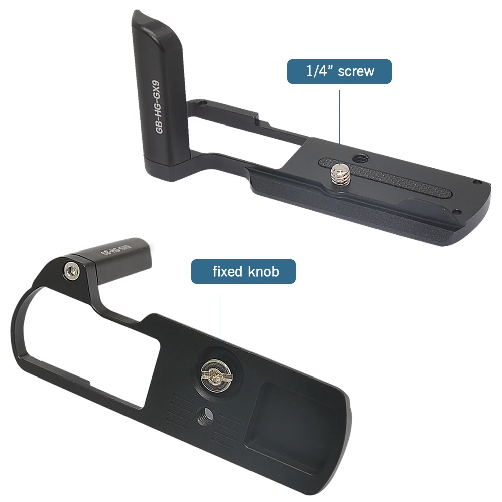 Mcoplus GX9 Metal Camera Hand Grip for Panasonic Lumix GX9 GX7 Mark III GX85 GX80 GX7 Mark II Replaces DMW-HGR2