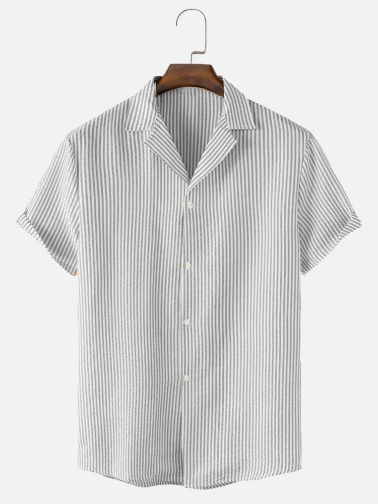 

Summer Hawaiian Short Sleeve Printed Shirt Size Big Designer Cheap Men's Social Cotton Loose And Breathable Street Wear Clothes