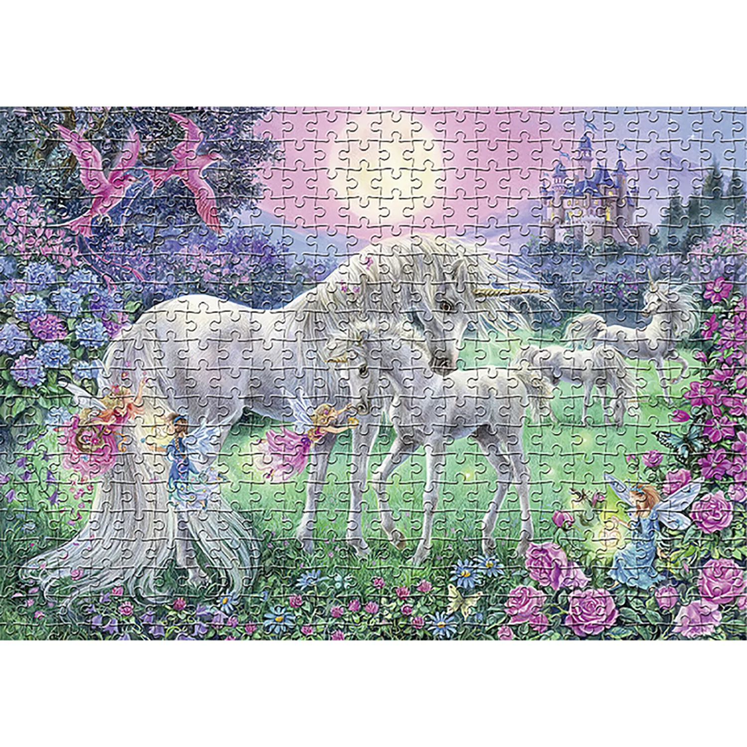 Unicorn Jigsaw Puzzle 1000 Pieces Home Decor Adults Puzzle Games Family Fun Floor Puzzles Educational Toys for Kids
