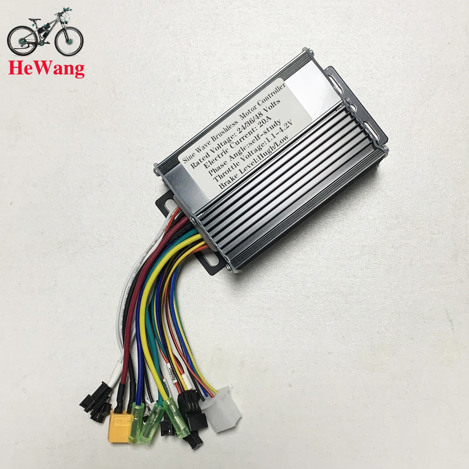 E-bicycle 24V 36V 48V 20A 350W 500W brushless motor sine wave 3-mode controller