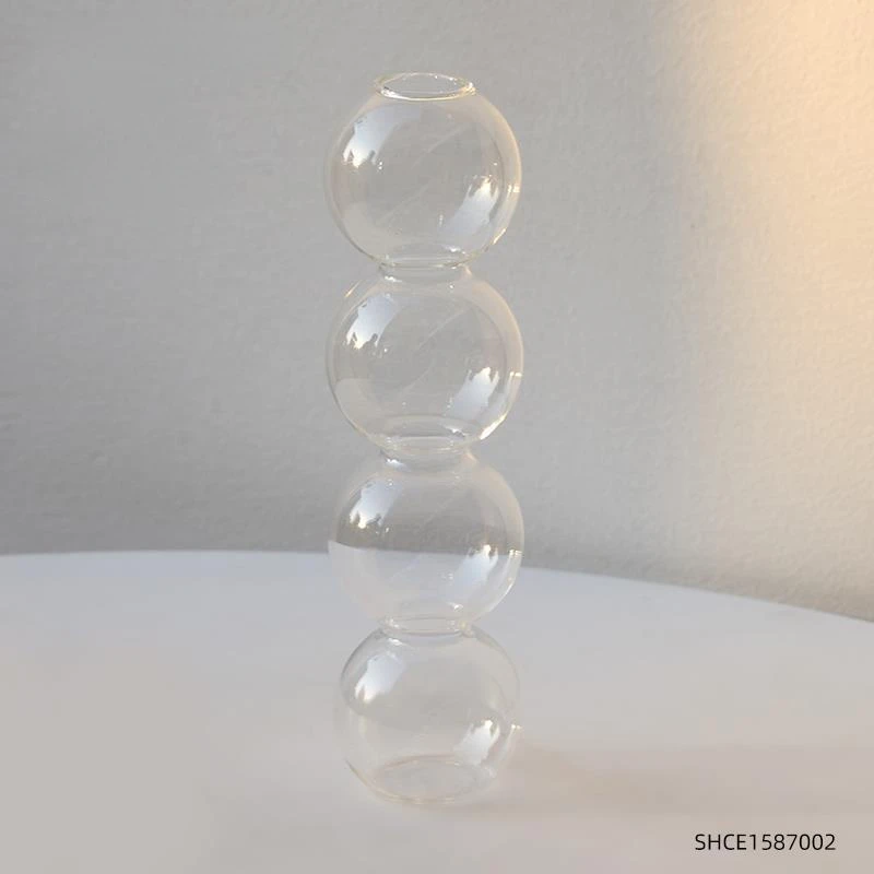 Nordic Glass Vase Decorative Home Accessory & Gift