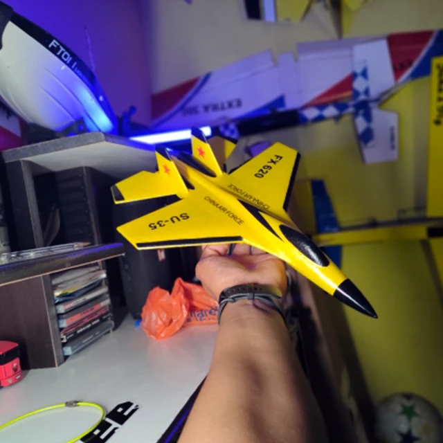 SU-35 RC Foam Airplane 2.4G RC Fighter Radio Control Glider EPP Foam Toy Electric RC Outdoor RC Airplane Kids Boys Birthday Toys 5