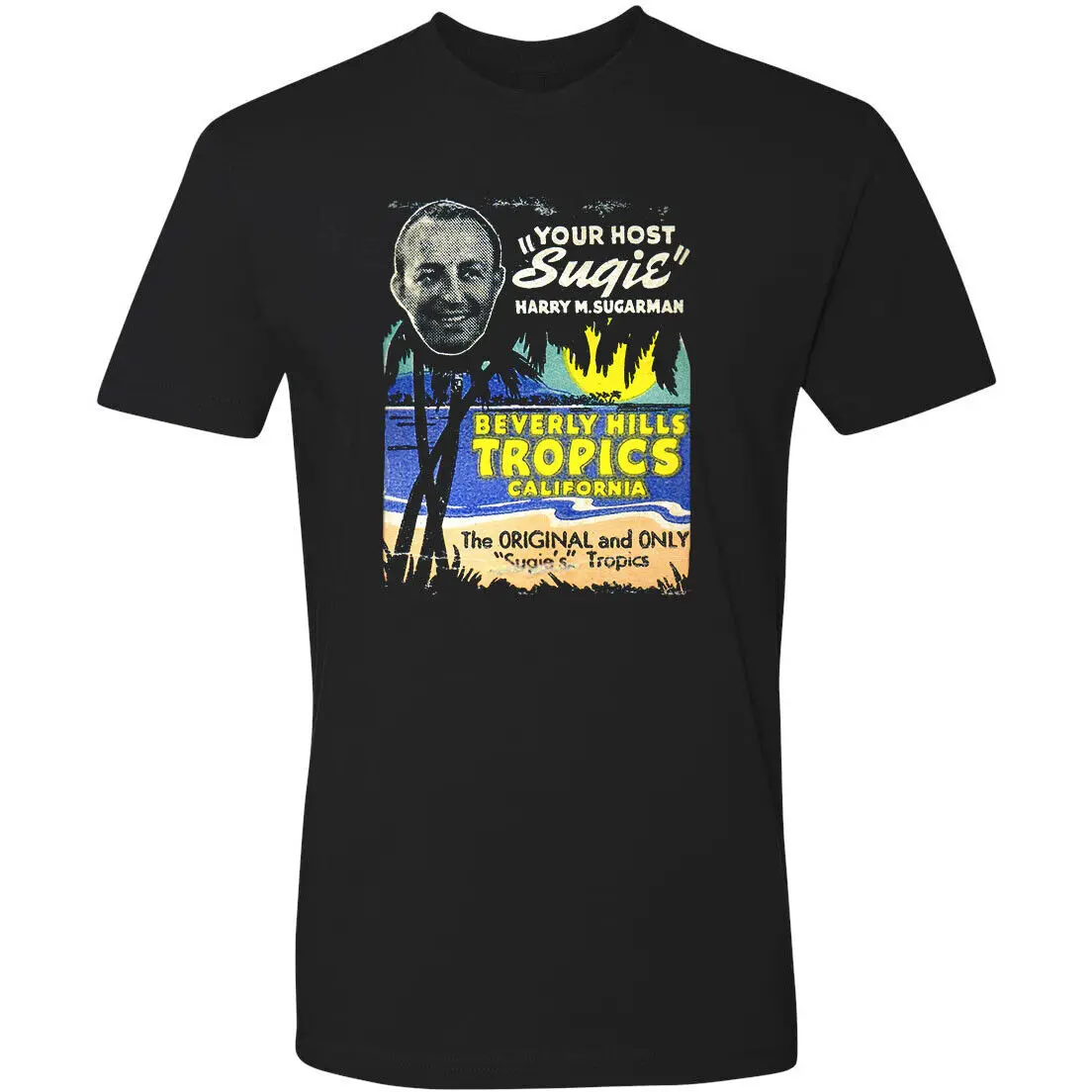 Retro Tiki Bar Tee T Shirt Ristorante Mug Beverly Hills Ca Tropics Sugie