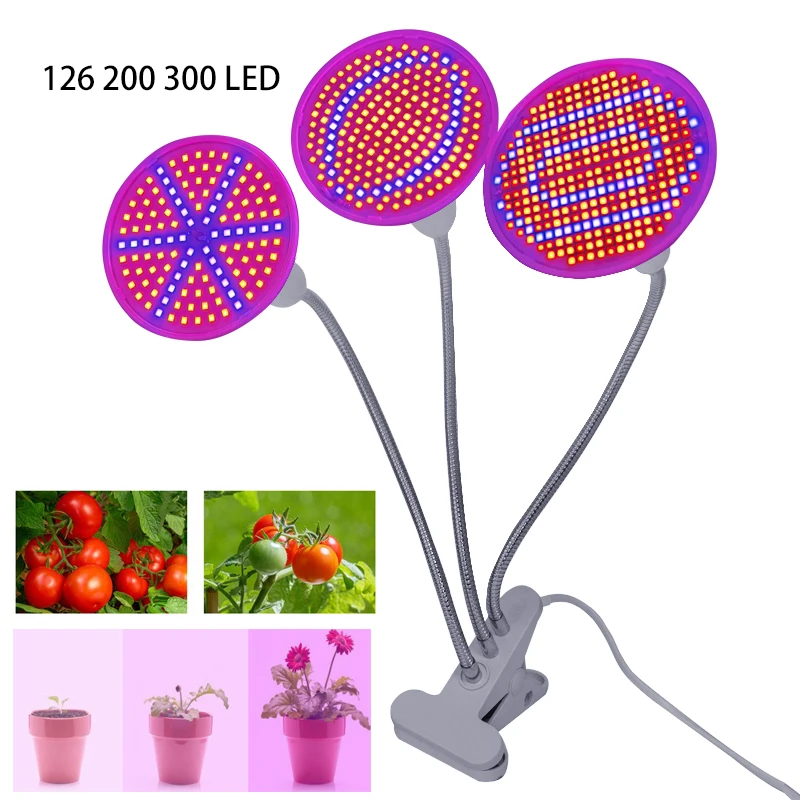 200 300 Led Plant Grow Light Spettro Completo Phyto Lamp Indoor Flower Veg Growing Hydroponic Fitolamp Tent Box Lighting Giardinaggio