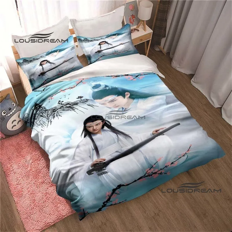The Untamed Drama Bedding Set 3D Printing xiao zhan Home Decoration Boy Girl King Size Bedding Set Quilt Cover Pillowcas 2