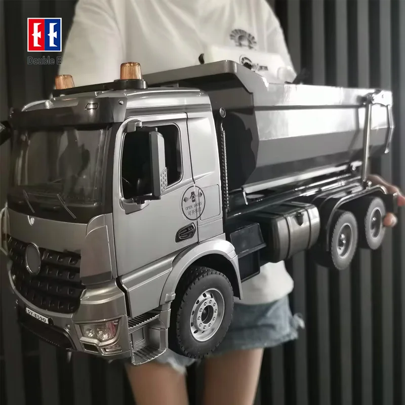 Double E 1/20 E590 Alloy RC Truck crawler 2.4G Remote Controlled Car Model Dump Trucks Tractor cars Toy boys Childrens gift 2