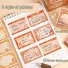 256 Sheets/Box Square Capybara Pull Out Sticky Notes Stickable Decoration Message-Leaving Note Stationery Office School Supplies 2