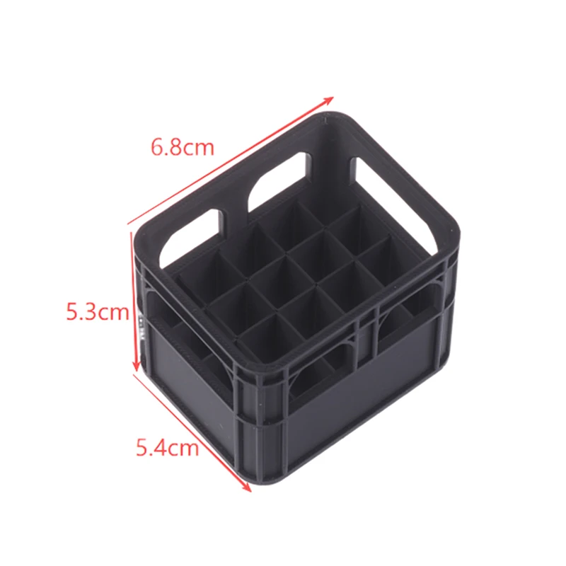 1pc 3D Printed Battery Storage Box DIY Beer Crate No. 5 AA No. 7 AAA Battery Stackable Storage Basket