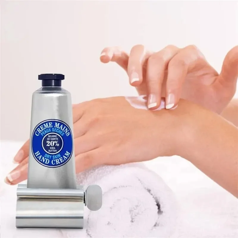 1pc Stainless Steel Wringer Roller Rotate Dispenser for Ointments Cosmetics Bathroom Accessories Toothpaste Squeezer Tube Roller 3