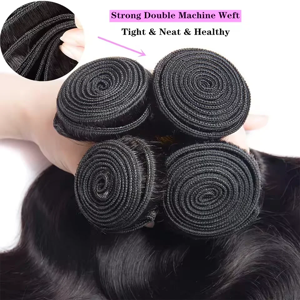 Loose Wave Brazilian Virgin Human Hair Bundles