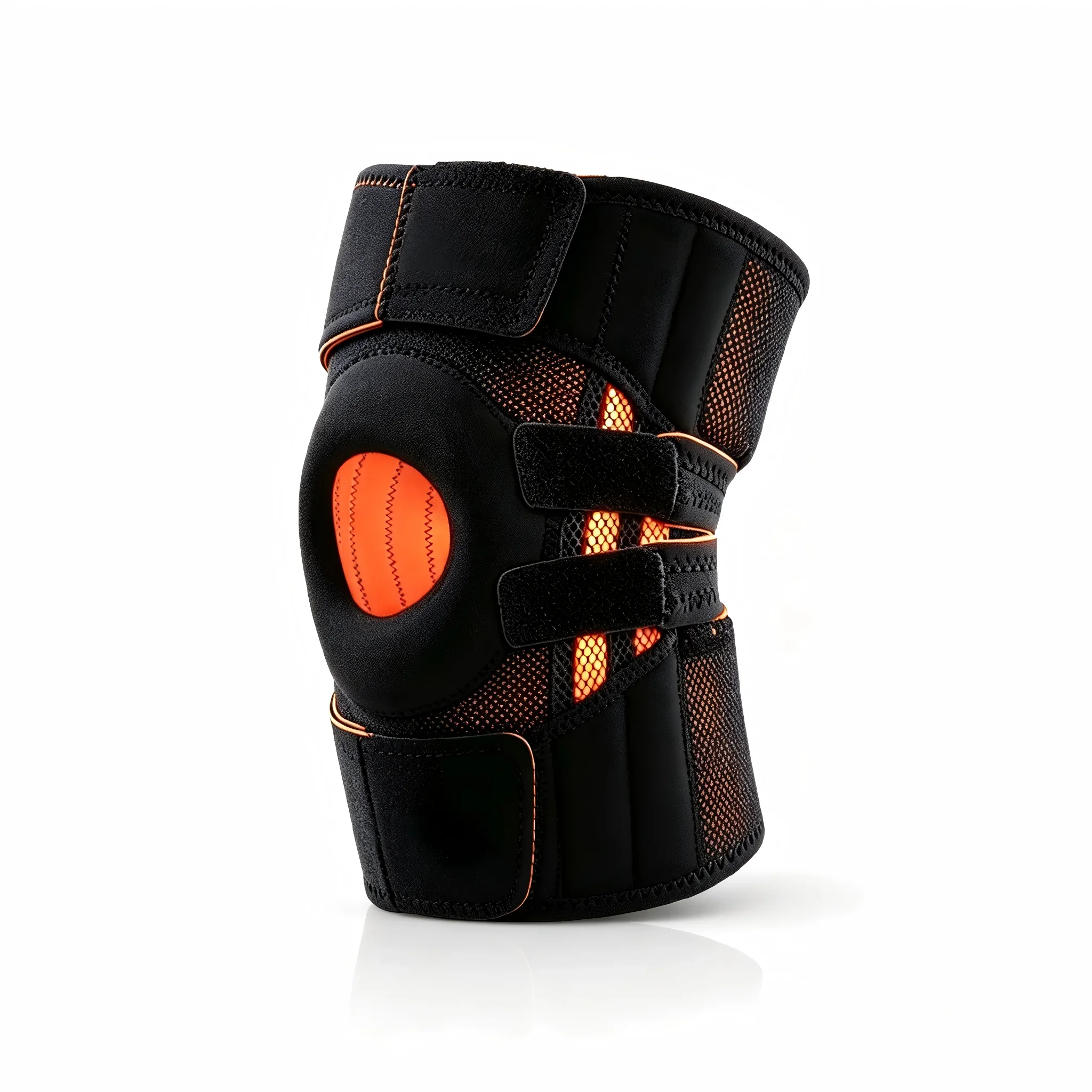 1Pc Adjustable Knee Pads Patella Brace Kneepad EVA Spring Basketball Running Compression for Cycling Running Climbing