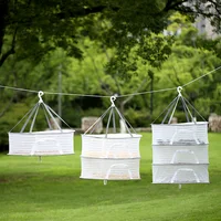 Three-layer drying net anti-mosquito drying fish net strong and durable dry goods net drying salted fish drying drying artifact 1