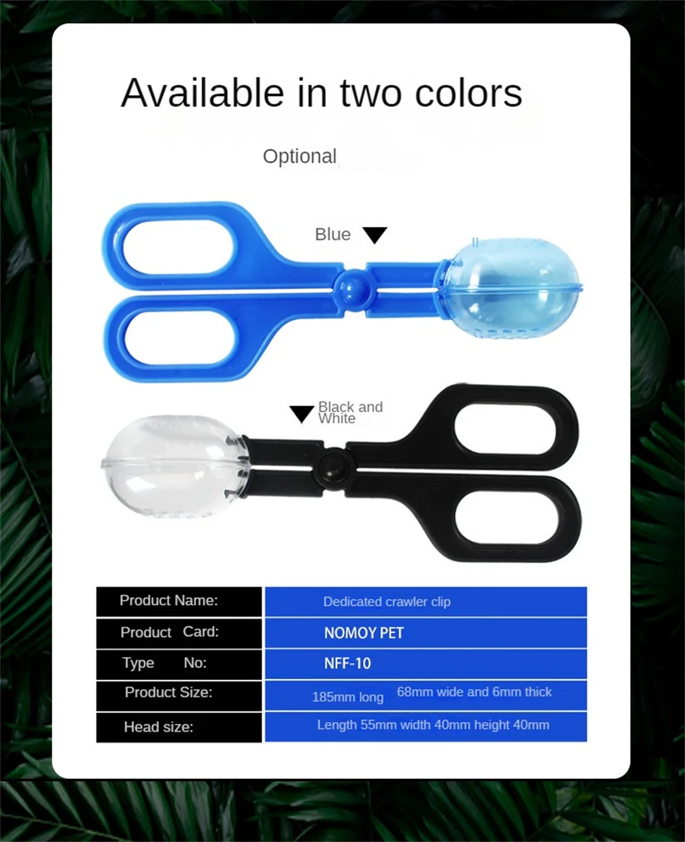 Description Picture 4 of item1~10PCS Bug Insect Catcher Scissors Tongs Tweezers Scooper Clamp Portable Handy Scoopers Outdoor Bug Catcher Garden