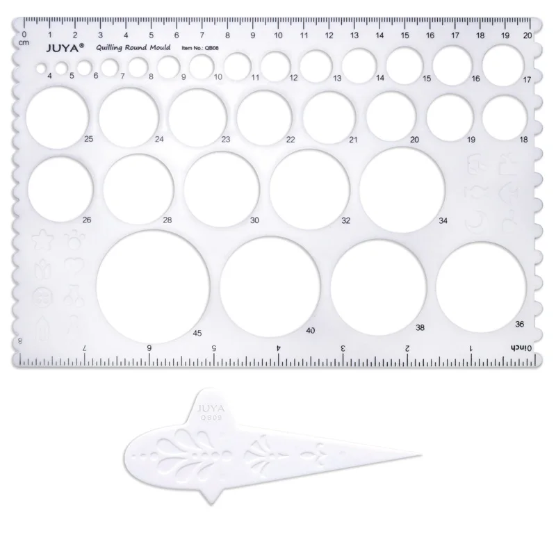JUYA Kit de r gles de dessin pour moule rond Quilling outils de juya-kit-de-r-gles-de-dessin-pour-moule-rond-quilling-outils-de