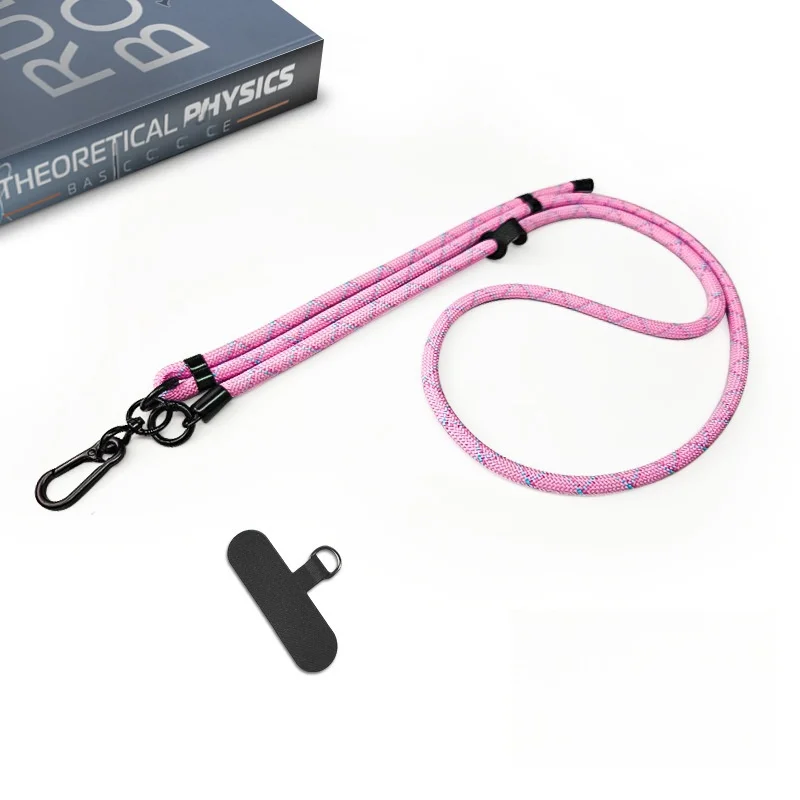 Adjustable Detachable Crossbody Phone Lanyard Necklace Strap - Anti-Loss Hanging Rope, 150CM Length