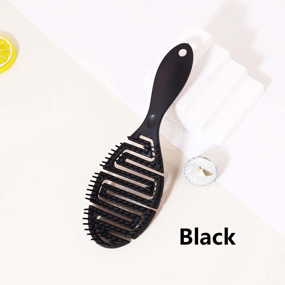 Hair Brush Scalp Massage Hair Brush Hollow Anti static Wet Hair Drying Dryer Brush Styling Tool For Real Hair Wigs