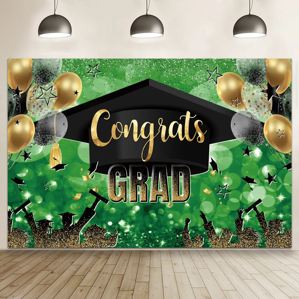 Graduation Party Decorations Orange Black Graduation Banner...