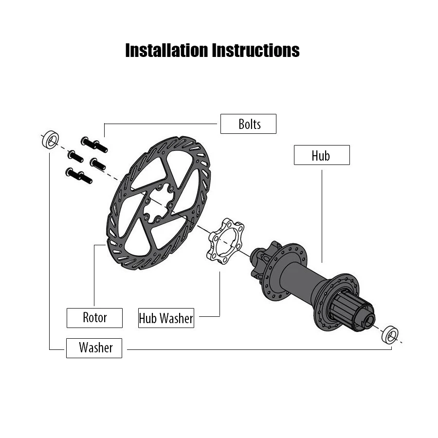 Description Picture 5 of itemBike Front Rear Bicycle Boost Hub Conversion Adapter Washers Spacers 100mm to 110mm / 142mm to 148mm