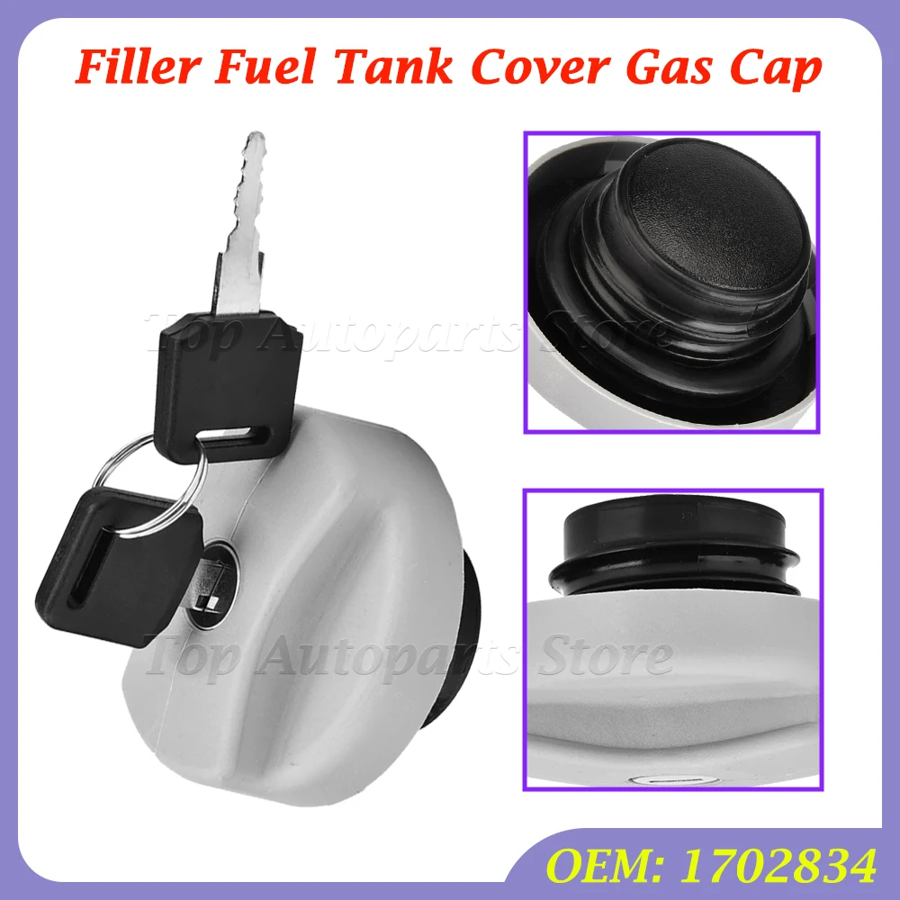 1702834 Filler Fuel Tank Cover Gas Cap for Vauxhall Opel Vectra Corsa B/C Astra G/H Zafira Tigra Car Automobiles