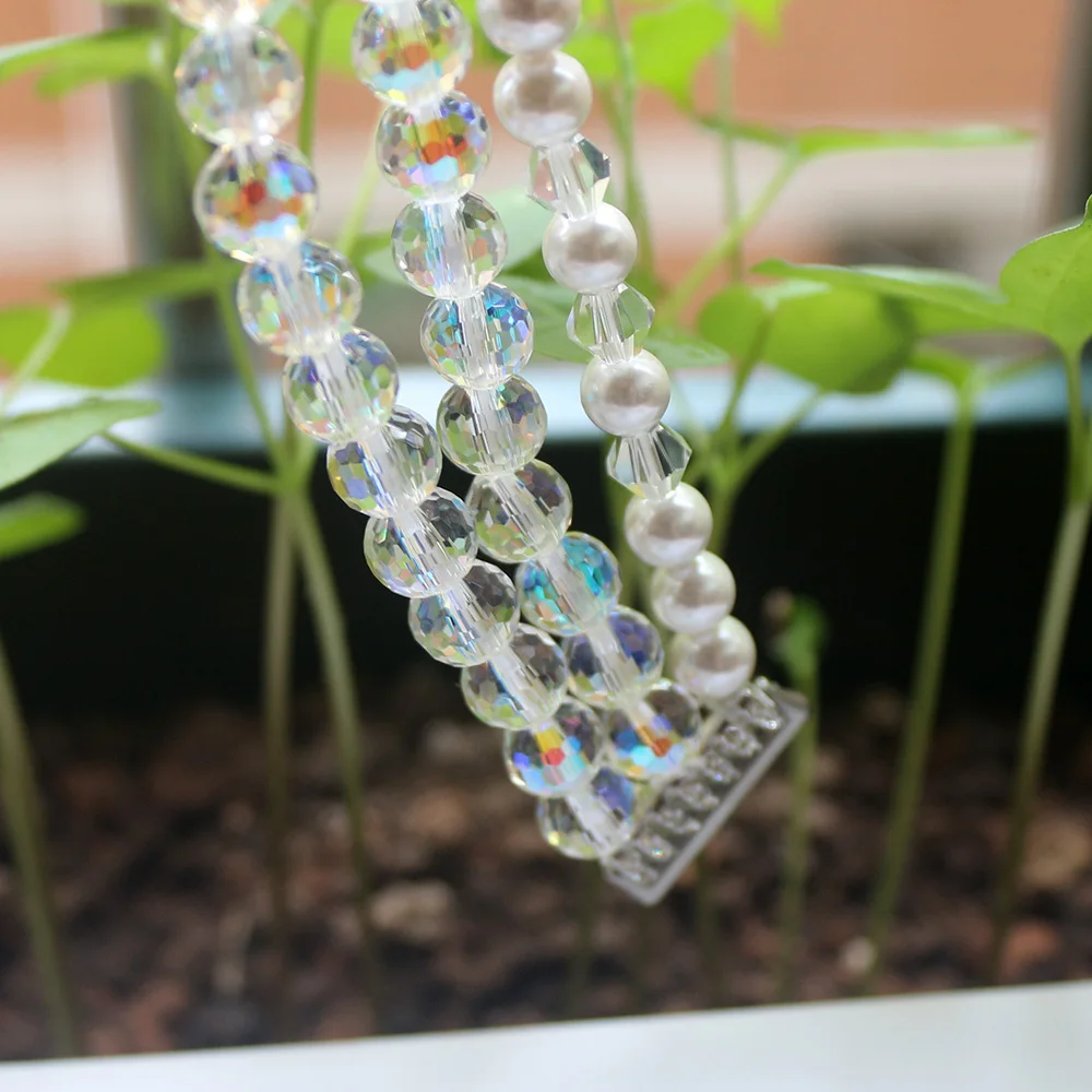 Elegant Beaded Bracelet for Smartwatch - Luxury Jewelry Band for Women