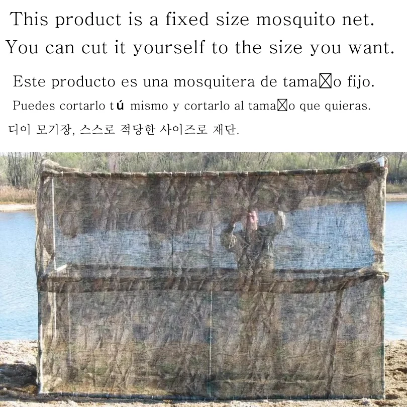Diy Mosquito Net Camp Outdoor Huntting Fishing Garden Dormitory Tent Camping Cut Yourslf Own Size 2m*3m 3*4 3*6 5*10 Netting 2