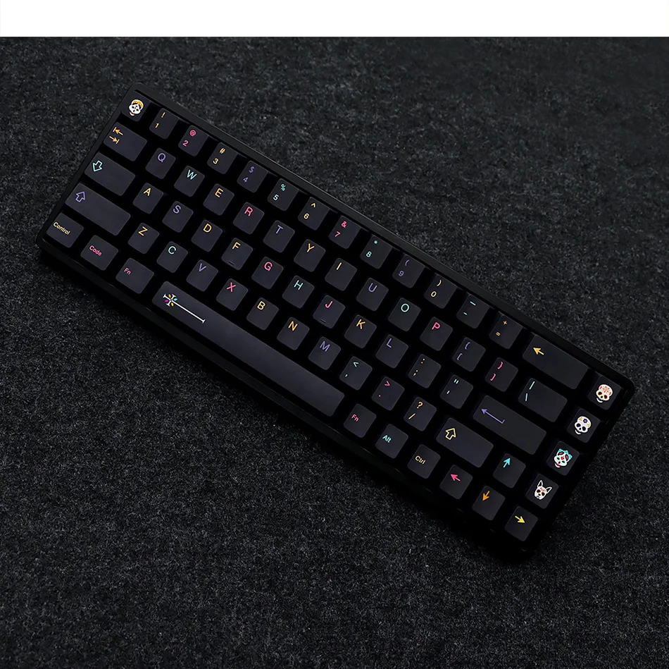 Teclado Mecânico Keycap Keycaps Perfil Cereja Sublimação Dye Interruptor mx Iso Enter Logitech G610 Pbt Gmk - Imagem 4