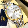 OUPINKE 3171 Business Dress Men's Watch Automatic Mechanical Movement Automatic Date Roman Diamond Dial Man Wristwatch 1