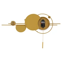 Decorative Wall Clock Round Silent Non Ticking Metal Clock Deco Clock for Living Room Bedroom Home Decoration Gift - Image 3