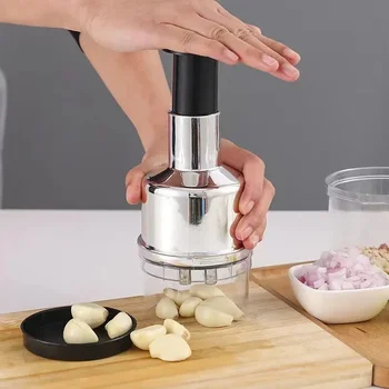 Patting Knife Garlic Puree Tool 304 Stainless Steel Food Vegetable Garlic Onion Dicer Mincer Household  Cutter Peeler Accessory 2